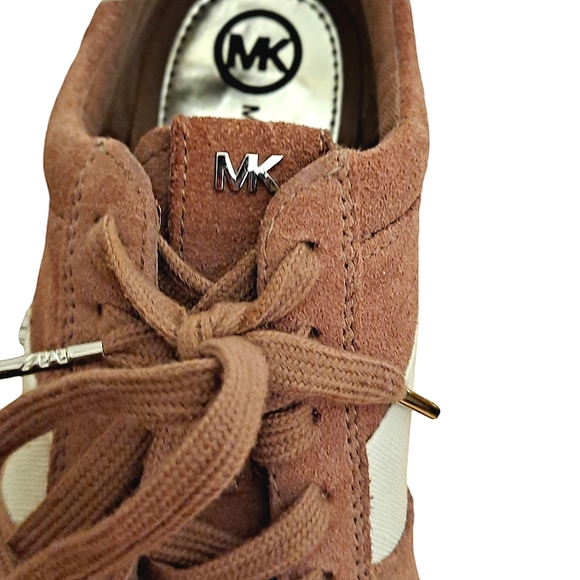 Michael Kors Allie Salmon/Pink colored trainer sneakers size 9 - Picture 7 of 8